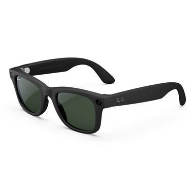 META Ray-Ban Wayfarer Shiny Black - Green